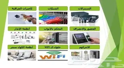 مؤسسه الشبكات المرنه للكاميرات واجهزه الحضور والإنصراف 2