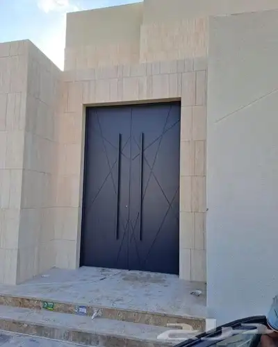 ابواب حديد كلادينج والمنيوم 12