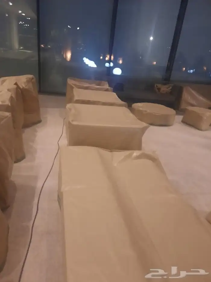 غطاء جلسات خارجيه ضد الماء والشمس والتراب تفصيل حسب الم 8
