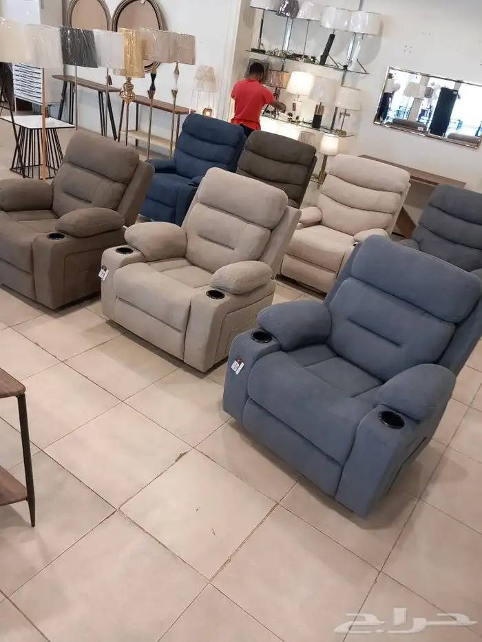 كراسي استرخاء مفرده قماش 0