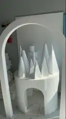 حبيبات فلين هرم مخروطي فلين ابيض 23