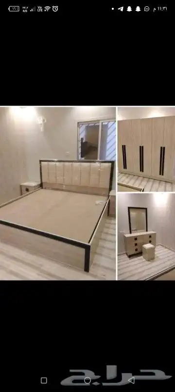غرف نوم نفرين ونفر فاخره جدا وراقيه وعمليه 0