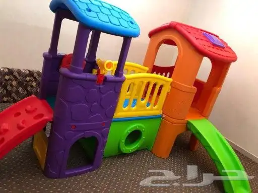 بيت اطفال بلاستيك مع زحليقة 6