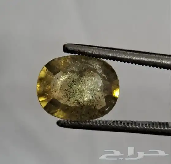 حجر زفير أصفر بشهادة 1