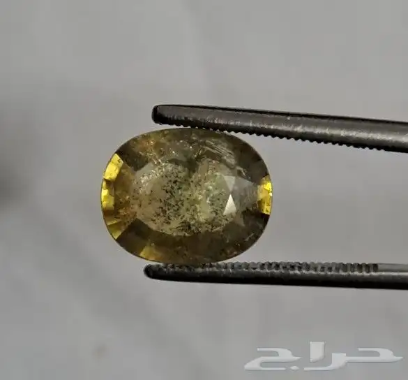 حجر زفير أصفر بشهادة 2