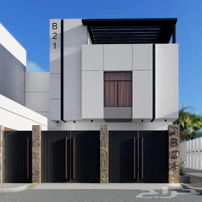 تصميم واجهات فيلا 2