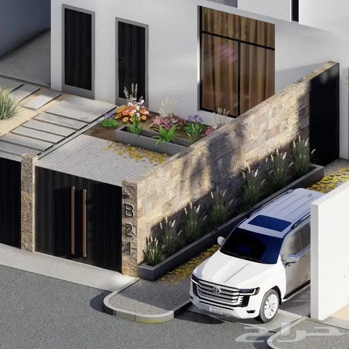 تصميم واجهات فيلا 1