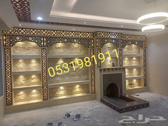 مشبات رخام ديكورات داخليه مشبات خشب 3