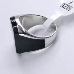 خاتم للرجال فضة عيار 925 1