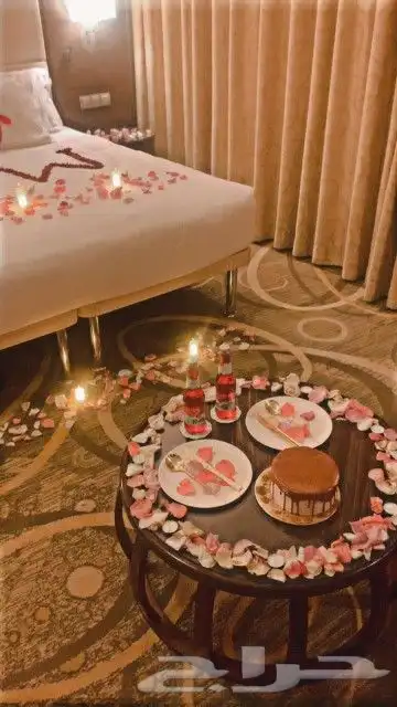 تنسيق غرف عرسان وذكرى الزواج 3