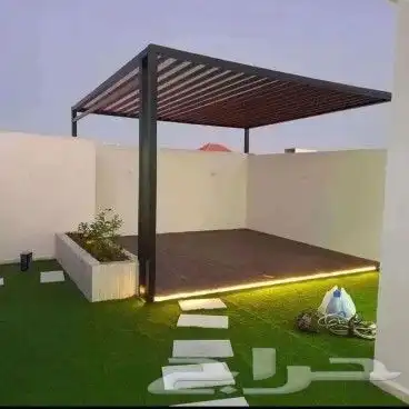 مظلات سواتر برجولات قرميد مظلات سيارات 27
