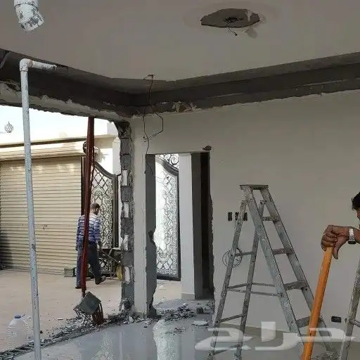 مقاول بناء ترميم برفايل كسر رخام دهانات بلاط سباكه كهرباء 3