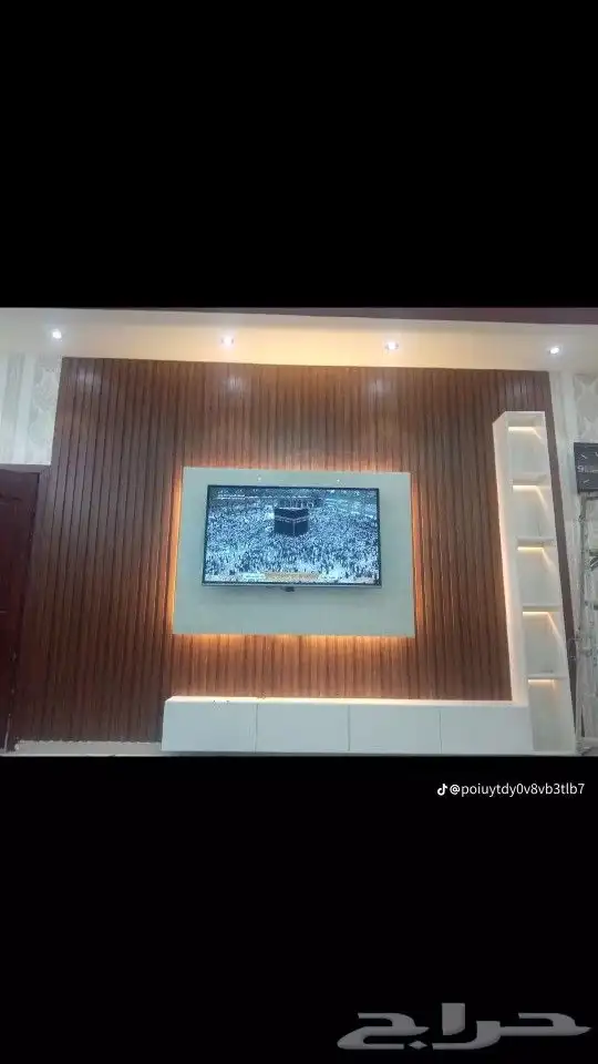 اعمال الديكور خلفيه شاشه معى الاناره مخفي 0