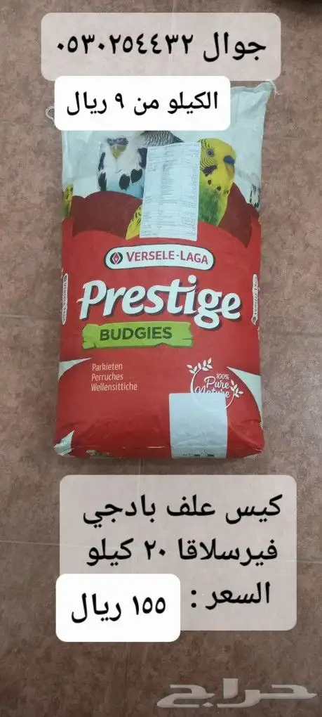علف روز وكروان وبادجي (فيرسلاقا ) وجميع مستلزمات طيور الزينة 1