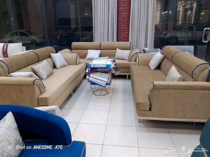 مفروشات الرياض  تفصيل جميع انواع الكنب والجلسات الارضي والست 6