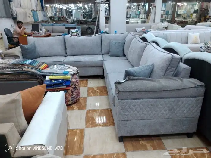 مفروشات الرياض  تفصيل جميع انواع الكنب والجلسات الارضي والست 9