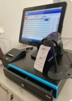 جهاز كاشير محامص كاشير تموينات سوبر ماركت مطاعم مشغل خضار 1