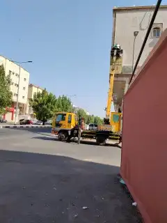 ونش كرين لايجار سله صندوق لرفع العمال 1