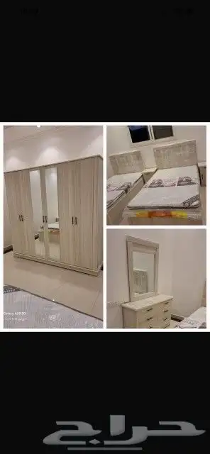 غرف نوم نفرين جديده 1800 ريال 16