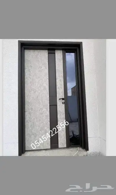 ابواب حديد كلادينج والمنيوم كلادينج 6
