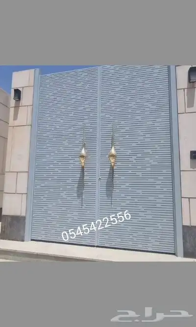 ابواب حديد كلادينج والمنيوم كلادينج 0