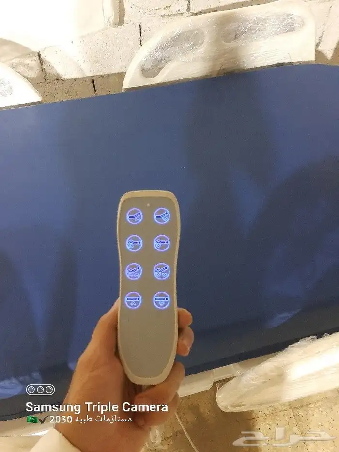 سرير طبي شبه جديد مع المرتبه فرنسيه يشمل التوصيل 2