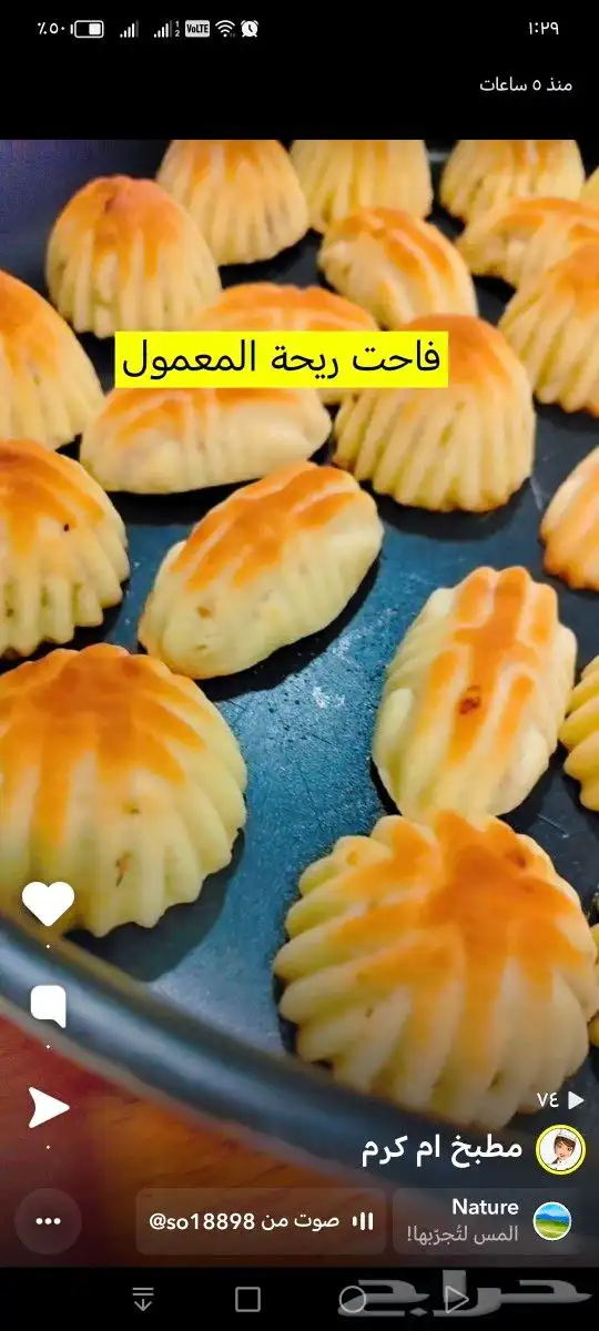 الذ واشهى معمول شامي بالجوز 4