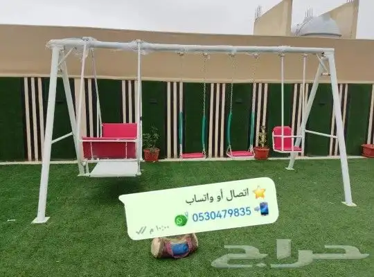 مراجيح وألعاب المخيم والاستراحة والشاليهات 4