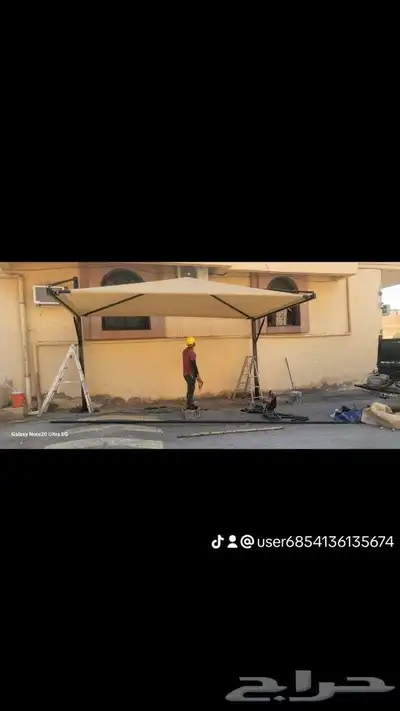 مضلات سواتر بيوت شعر قرميد جلسات برجولات 7