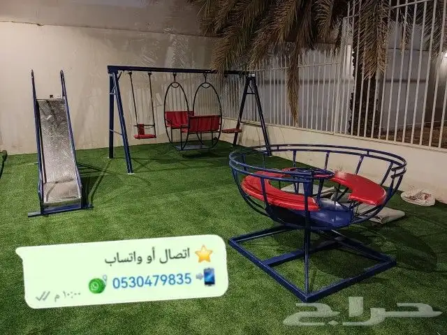 مراجيح وألعاب المخيم والاستراحة والشاليهات 17