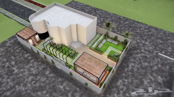 تصميم حديقه 5