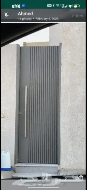 حدادالرياض أبواب مضلات دربزين سواتر صيانة أبواب خارجية وداخل 4