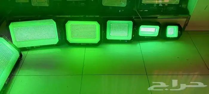 كشافات انارة ليد لون أخضر لليوم الوطني السعودي 0