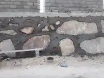 تلبيس حجر تليوس بناء ترميم وتجديد بيوت طين تراثية ربراب أرض. 4