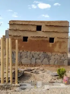 تلبيس حجر تليوس بناء ترميم وتجديد بيوت طين تراثية ربراب أرض. 3