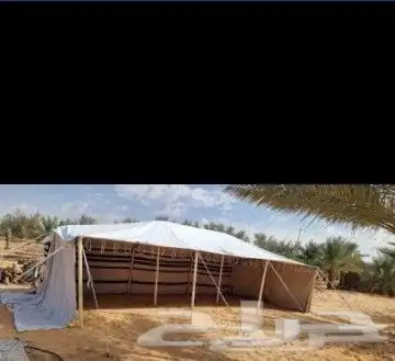 بيت شعر قطبة شمالي عمدان خشب 3