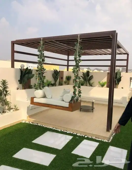 تنسيق حدائق-عشب مظلات أحواض زرع 4