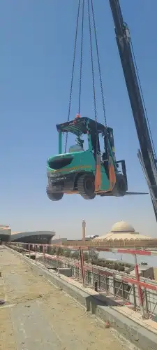رافعه شوكيه فوركلفت للايجار كرينات 5