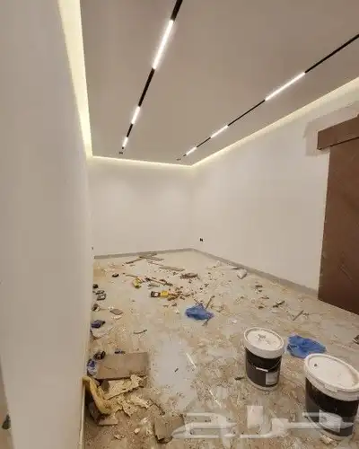دهان جدران وابواب خشب 3