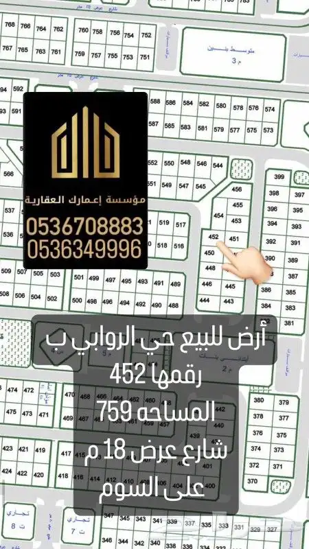 اراضي للبيع جميع الأحياء 2