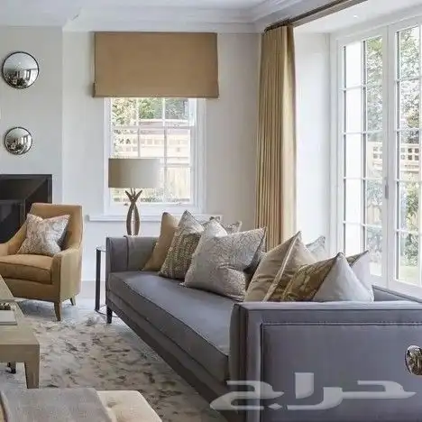 تفصيل و تنجيد كنبات و مساند و ستائر 10