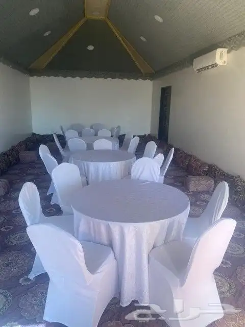 تأجير مدخل طاولات وكراسي 1