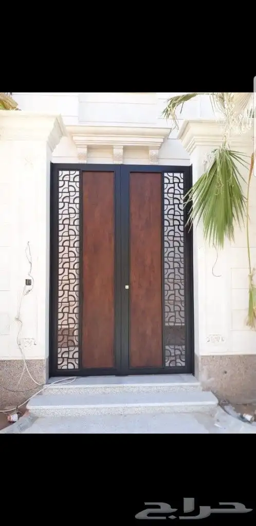 ابواب كلادينج حديد والمنيوم 11