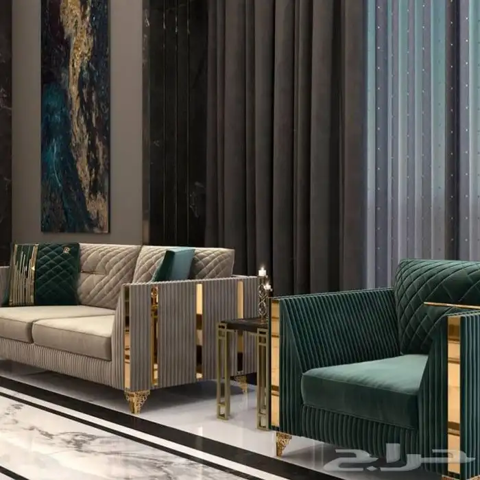 تفصيل و تنجيد كنبات و مساند و ستائر 7