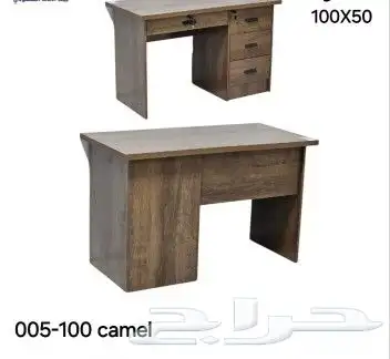 مكاتب عمل خشبيه جميع المقاسات والالوان جملة وقطاعي 6