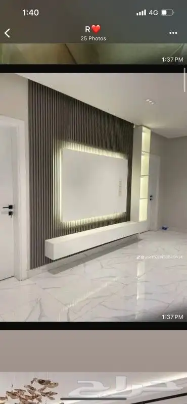 خلفيات تلفزيون.شيبورد . مداخل.مرايات وجميع الديكورات 4