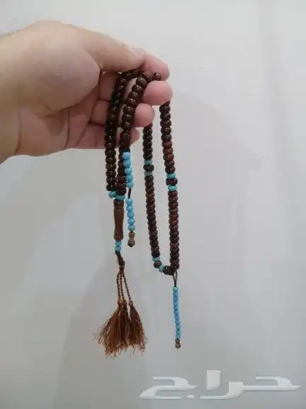 سبحة كوك بني اصلي مطعم بفيروز (جديدة). 0