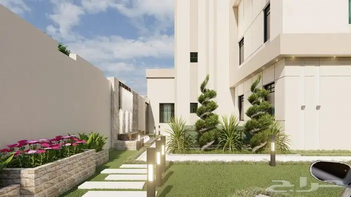 تصميمات عصريه للواجهات واللاندسكيب 3