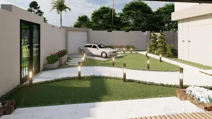 تصميمات عصريه للواجهات واللاندسكيب 4