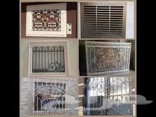 شبك حديد حماية نوافز حديثة جده ابحر الرحيلي الحمدانيه الريان 7